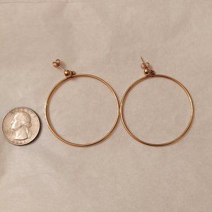 14K Gold Hoop Earrings